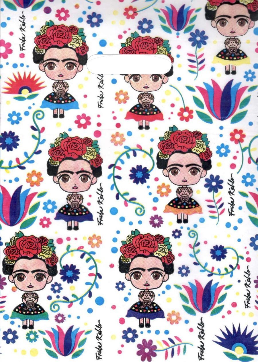 Bolsa riñón estampada Frida