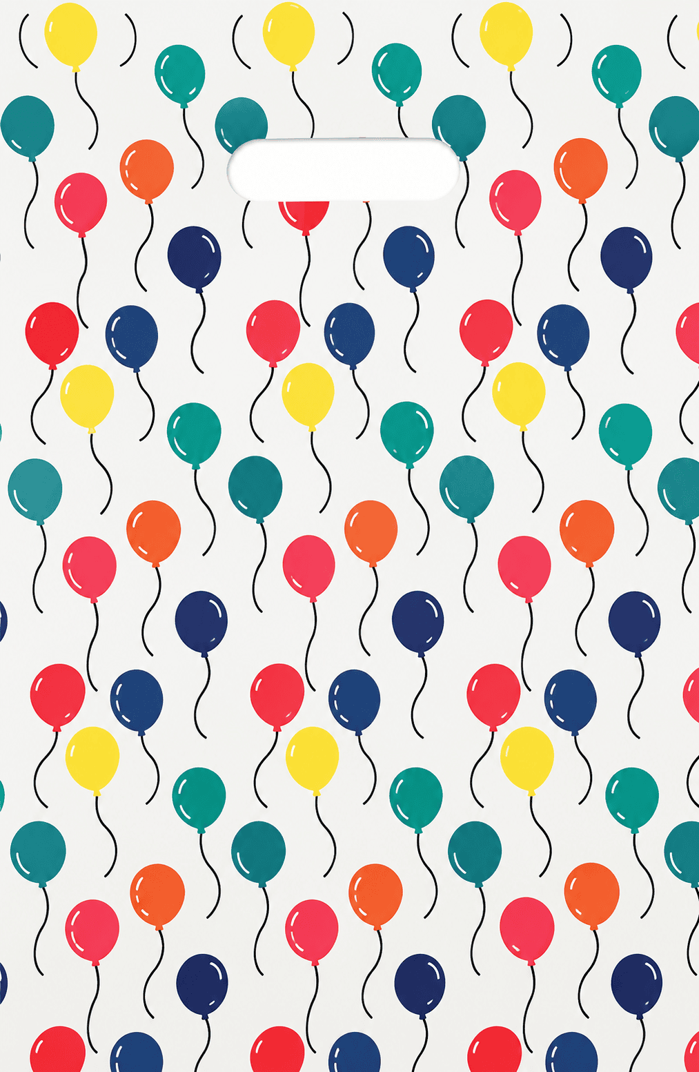 Bolsa riñón estampada Globos