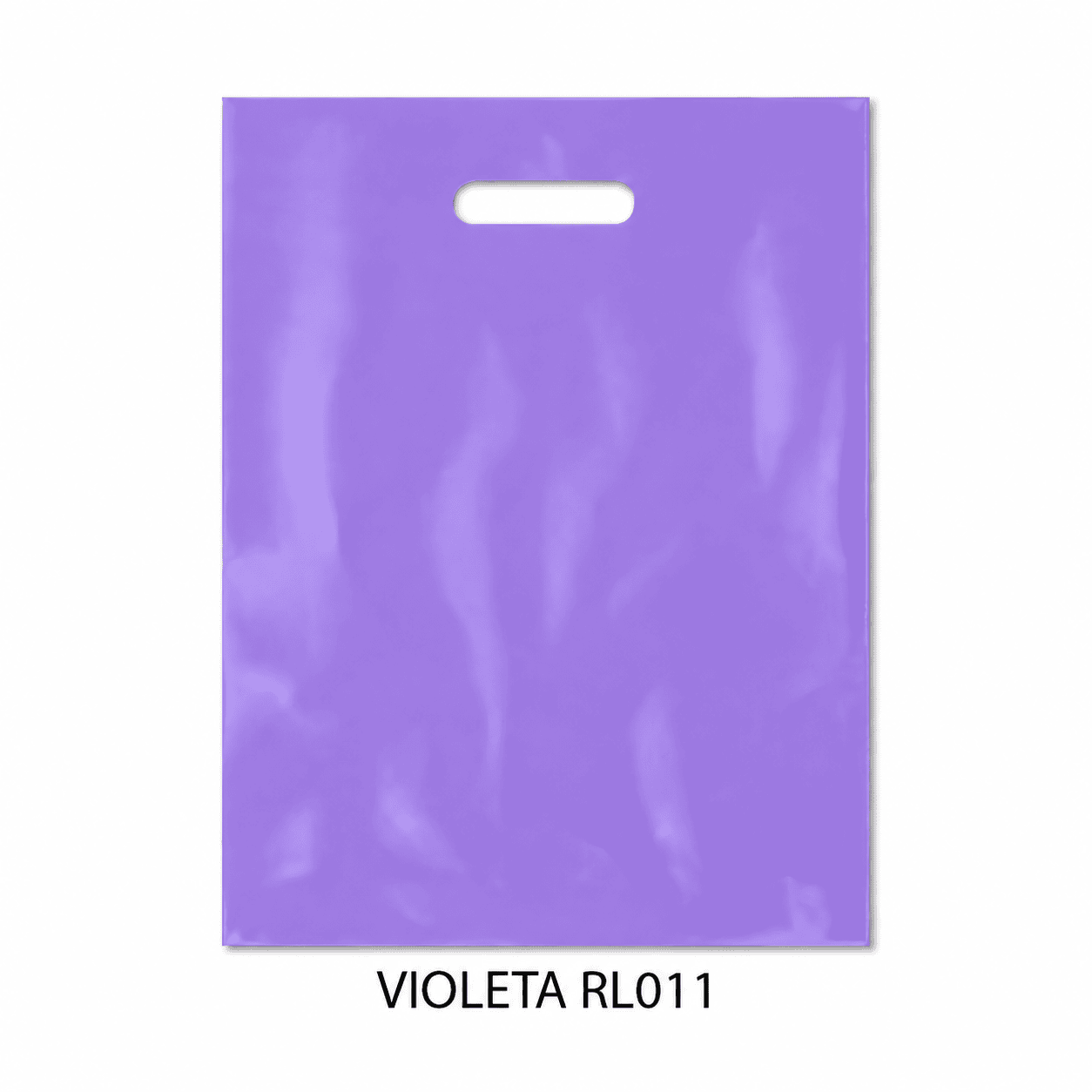 Bolsa riñón lisa color violeta